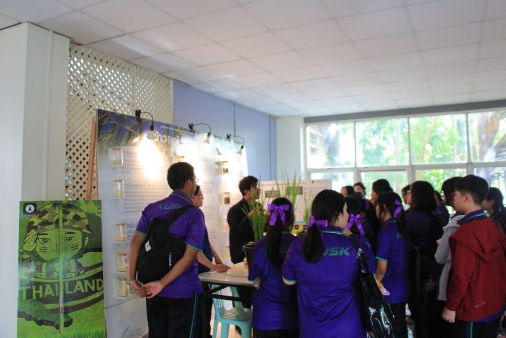 ศูนย์วิทยาศาสตร์ข้าว มก. ร่วมจัดกิจกรรมค่ายเกษตรและเทคโนโลยี เสริมสร้างการเรียนรู้ด้านวิทยาศาสตร์การเกษตร