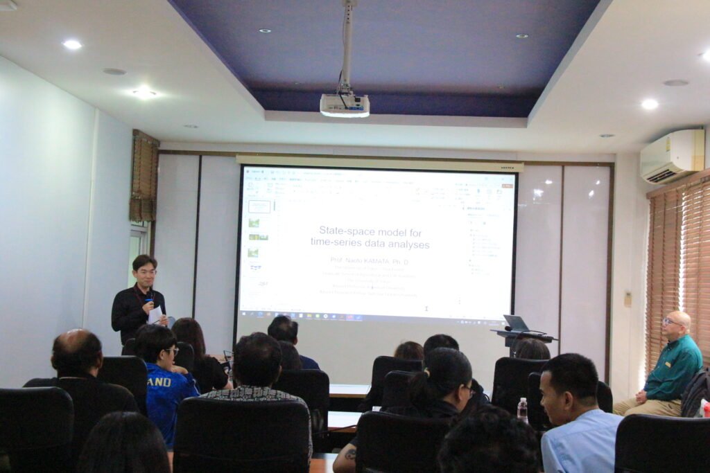 ศูนย์วิทยาศาสตร์ข้าว จัดบรรยายพิเศษ “State-space model for time-series data analyses" โดยผู้เชี่ยวชาญจาก ม.โตเกียว