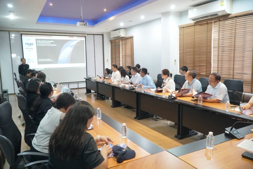ศูนย์วิทยาศาสตร์ข้าว มก. ให้การต้อนรับอธิการบดีและคณะผู้แทนจาก Southwest Forestry University สาธารณรัฐประชาชนจีน ในโอกาสเยือนศึกษาดูงานกระช…