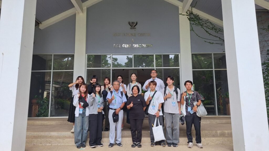 ศูนย์วิทยาศาสตร์ข้าว มก. ต้อนรับคณะนักศึกษาและบุคลากรจาก Okayama University ประเทศญี่ปุ่น เยี่ยมชมงานวิจัยด้านข้าวและนวัตกรรมของ สวทช.