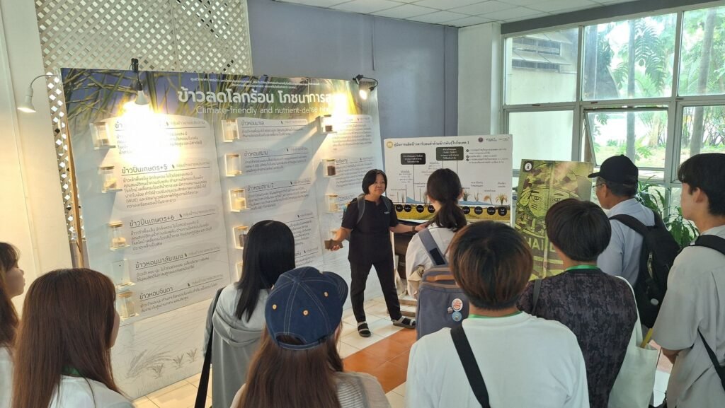 ศูนย์วิทยาศาสตร์ข้าว มก. ต้อนรับคณะนักศึกษาและบุคลากรจาก Okayama University ประเทศญี่ปุ่น เยี่ยมชมงานวิจัยด้านข้าวและนวัตกรรมของ สวทช.