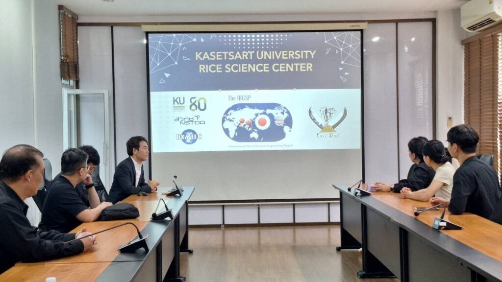มก. กำแพงแสน ลงนาม MOU ร่วมกับบริษัท ObjetBio จากเกาหลีใต้ มุ่งพัฒนาเทคโนโลยีการฆ่าเชื้อเมล็ดพันธุ์ข้าวและเกษตรกรรมเชิงนิเวศในประเทศไทย